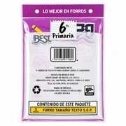 Foto de Forro transparente Sep 6To plastico con 5 piezas 